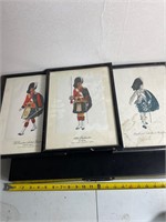 Highland Games framed pictures