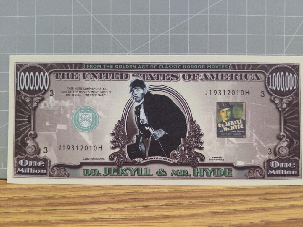 Dr Jekyll and Mr Hyde banknote