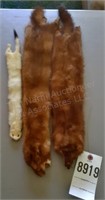 Group of Mink/Weasel/Ermine Hides