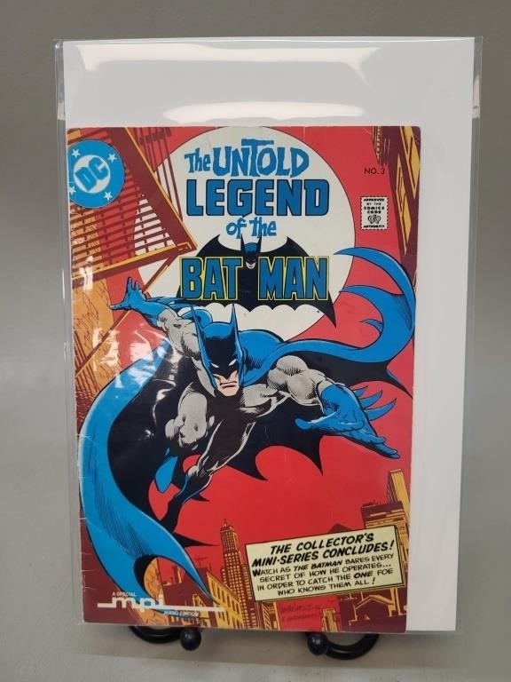 1982 DC , The Untold Legend of The Batman comic