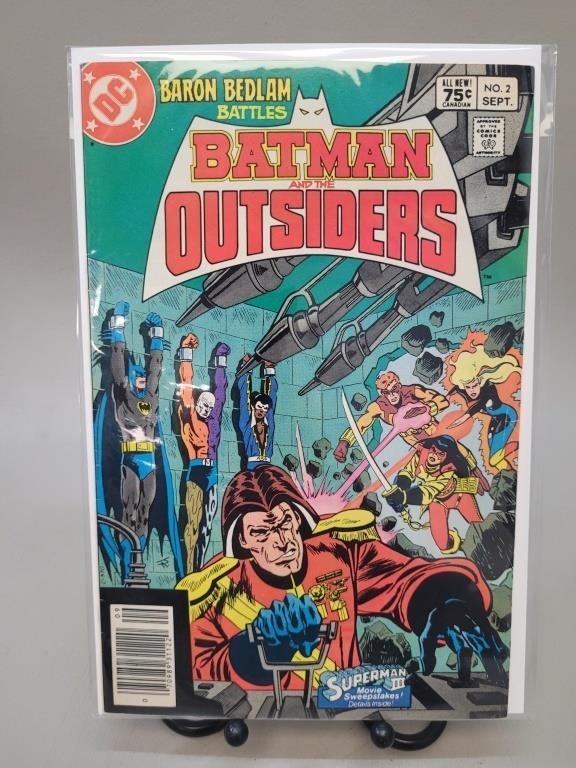 1983 DC Batman and the Outsiders comic
