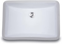 Undermount Vanity, White, 18x12-W 18-Inx 12-In