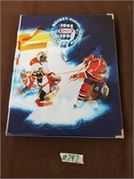 1995/1996 hockey book with cards and more