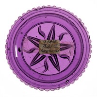 LEE/ROSE NO. 321-C CUP PLATE, amethyst, 50 even
