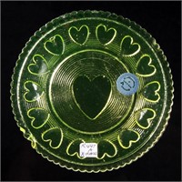 LEE/ROSE NO. 447-A CUP PLATE, canary yellow