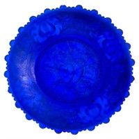 LEE/ROSE NO. 440-B CUP PLATE, deep blue with