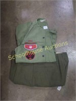 Boy scout senior uniform shirt and pants