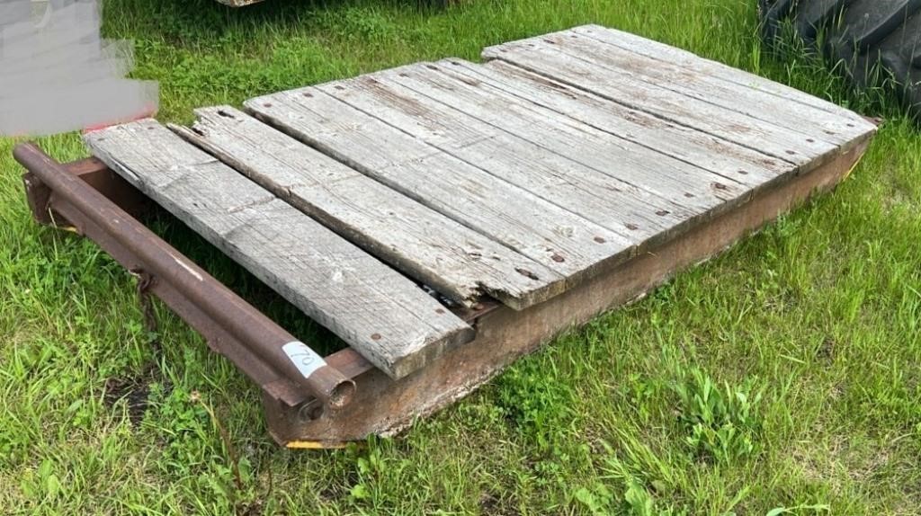 Heavy Duty Stoneboat 53" wide x 89" long. #LOC: