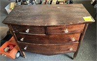 Wooden 4 Drawer Dresser, 44x22x35in