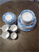 40 pc Coca-Cola Stonware Dishes