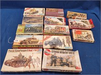 (13) Assorted Military Miniatures