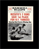 1961 Nu Card Scoops #445 Phil Rizzuto VG-EX+