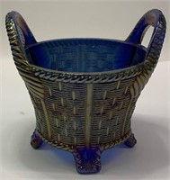 Northwood Carnival Glass Basket