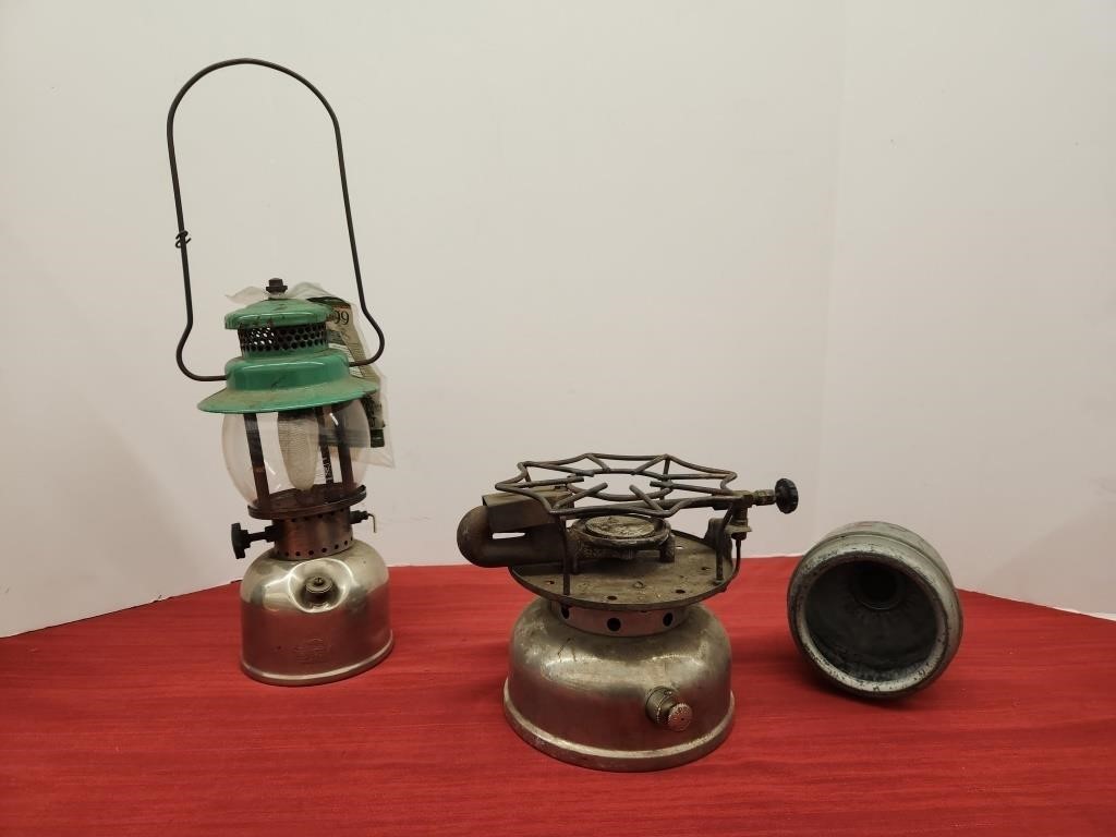 Coleman Lamp, Camp Stove and more. Unknown year,