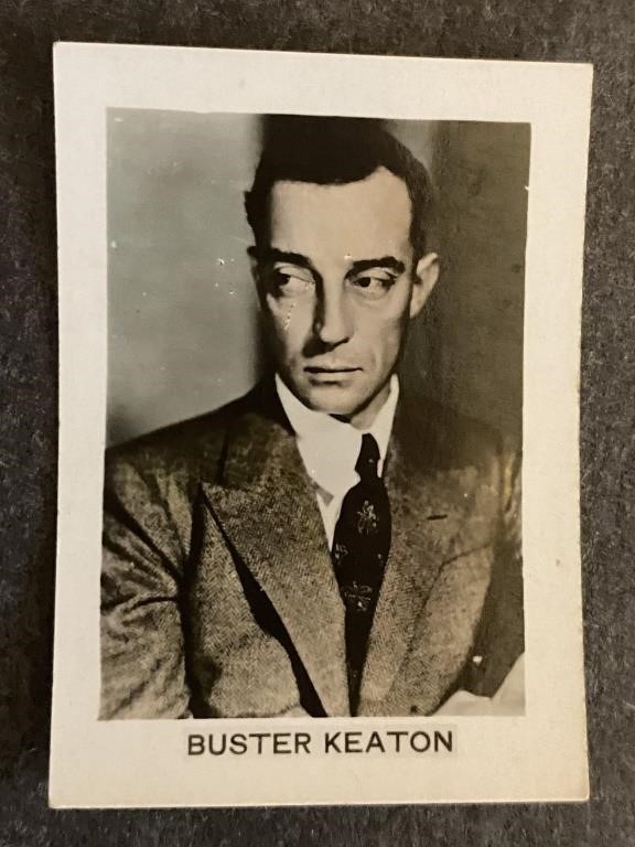 BUSTER KEATON: Scarce ORAMI Tobacco Card (1932)