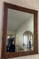 11 - FRAMED WALL MIRROR 58X45"