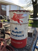 Mobiloil Barrel & Lid