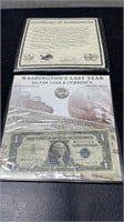 Washington's Last Year Silver Coin & Currency