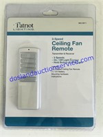 Lot of 2 Patriot Lighting Ceiling Fan Remotes