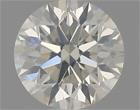 Gia Certified Round Cut .56ct Si2 Diamond