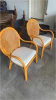 2 - OUTDOOR WICKER CHAIRS