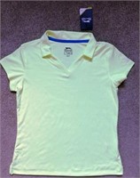 157 SLAZENGER NEON YELLOW GOLF POLO - WOMEN'S SIZE