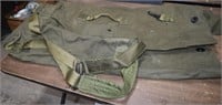 Vtg Canvas Military Bag