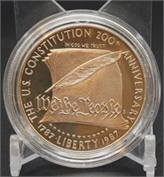 1987 Commemorative Proof Silver Dollar