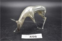 Blown Silver Mercury Glass Deer