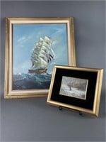 Large and Small Oil Paintings