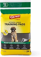 QTY3- Glad Activated Carbon Puppy Training Pads