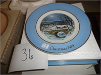 Christmas 1979 Collector Plate