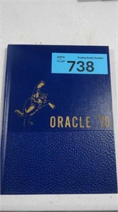 1970 Oracle Belleville WI Yearbook
