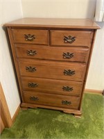 Maple dresser 46, tall 34 inches, wide 20 "D