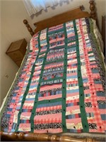 Quilt top, round tablecloth 62”