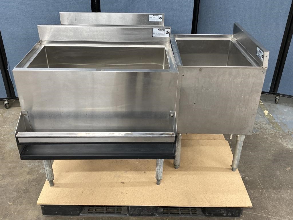 3 Krowne Stainless Steel Metal Sinks