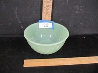 Fire King Jadeite Swirl Mixing Bowl 7"