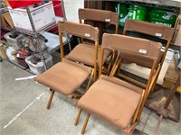 4 folding chairs