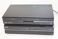 (2) DVD & VHS PLAYER