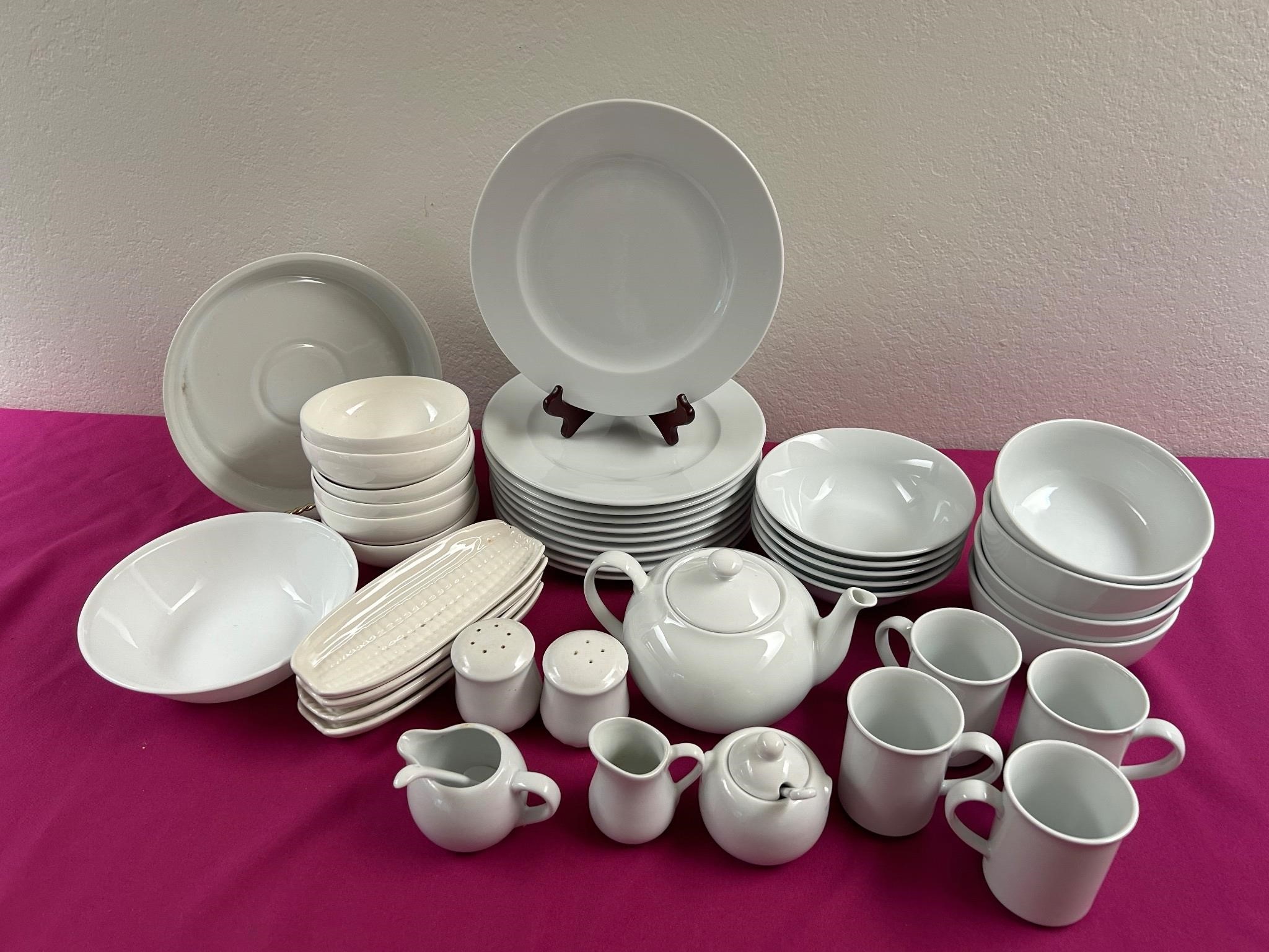 White Dinnerware, Sur La Table, Villeroy & Bach