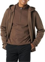 Amazon Essentials Mens Full-Zip Hooded Fleece Swea