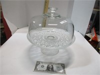 Nice Crystal cake holder and cover