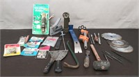 Box Hardware, Pry Bars, Saw Blades, Misc