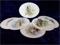 Birds of England 6 Pc Place Mat Set