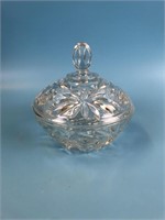 Vintage Star of David Candy Dish With Lid