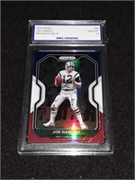 Red/White/Blue Joe Namath 2020 Prizm GEM MT 10