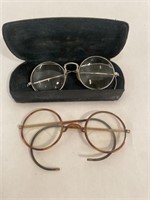 2 Pairs of Antique Glasses