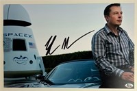 Elon Musk Autographed/ Signed Photograph