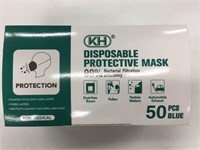KH Disposable Protective Mask 50/Box Blue