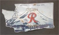 Rainier Beer Metal Sign